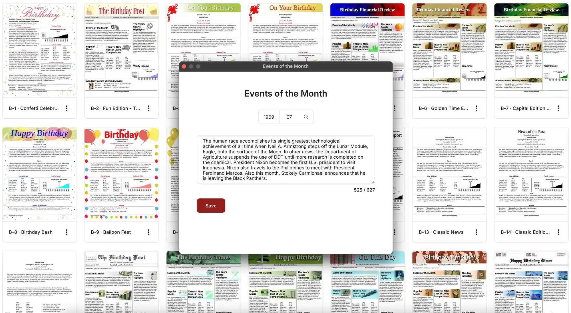 Database editor feature