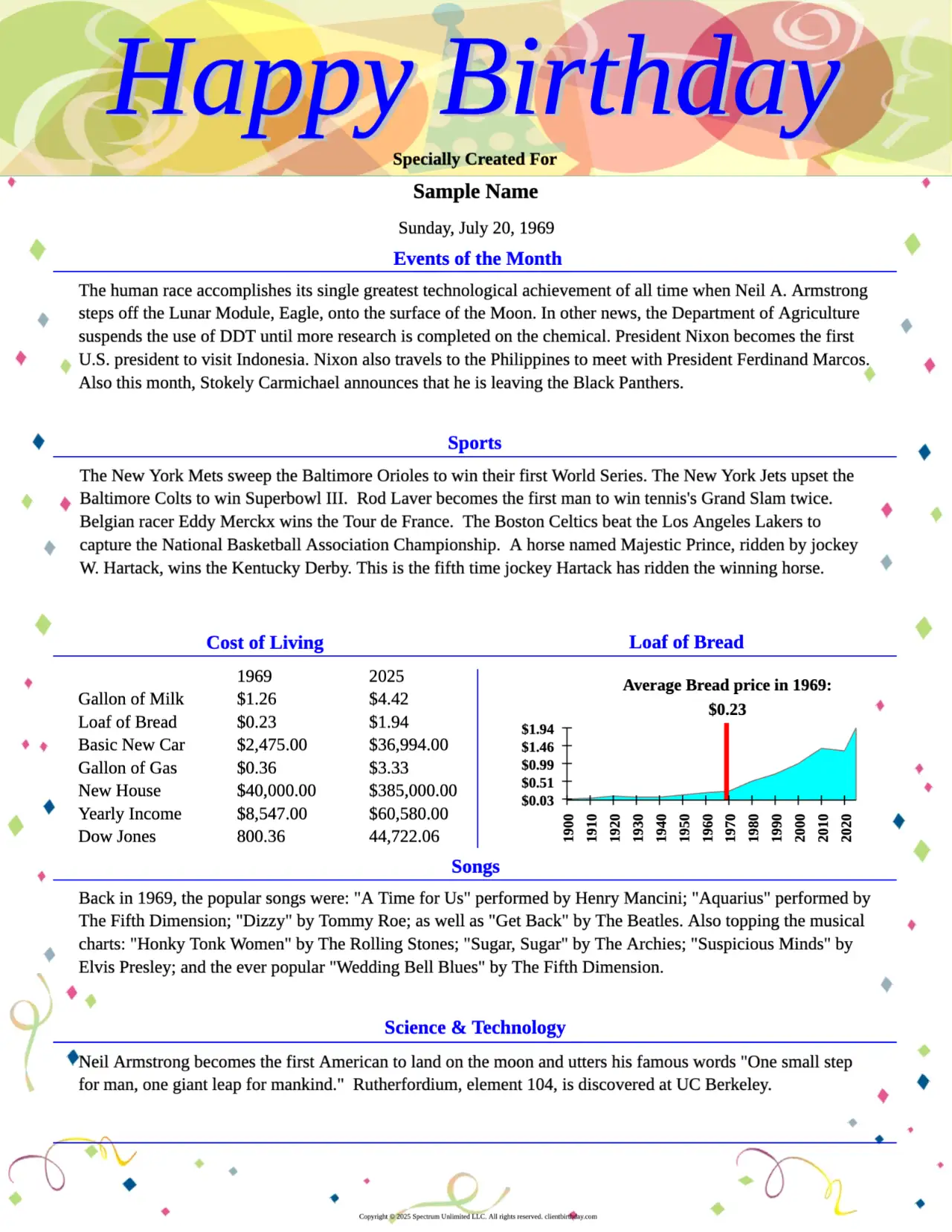 Greeting PDF example